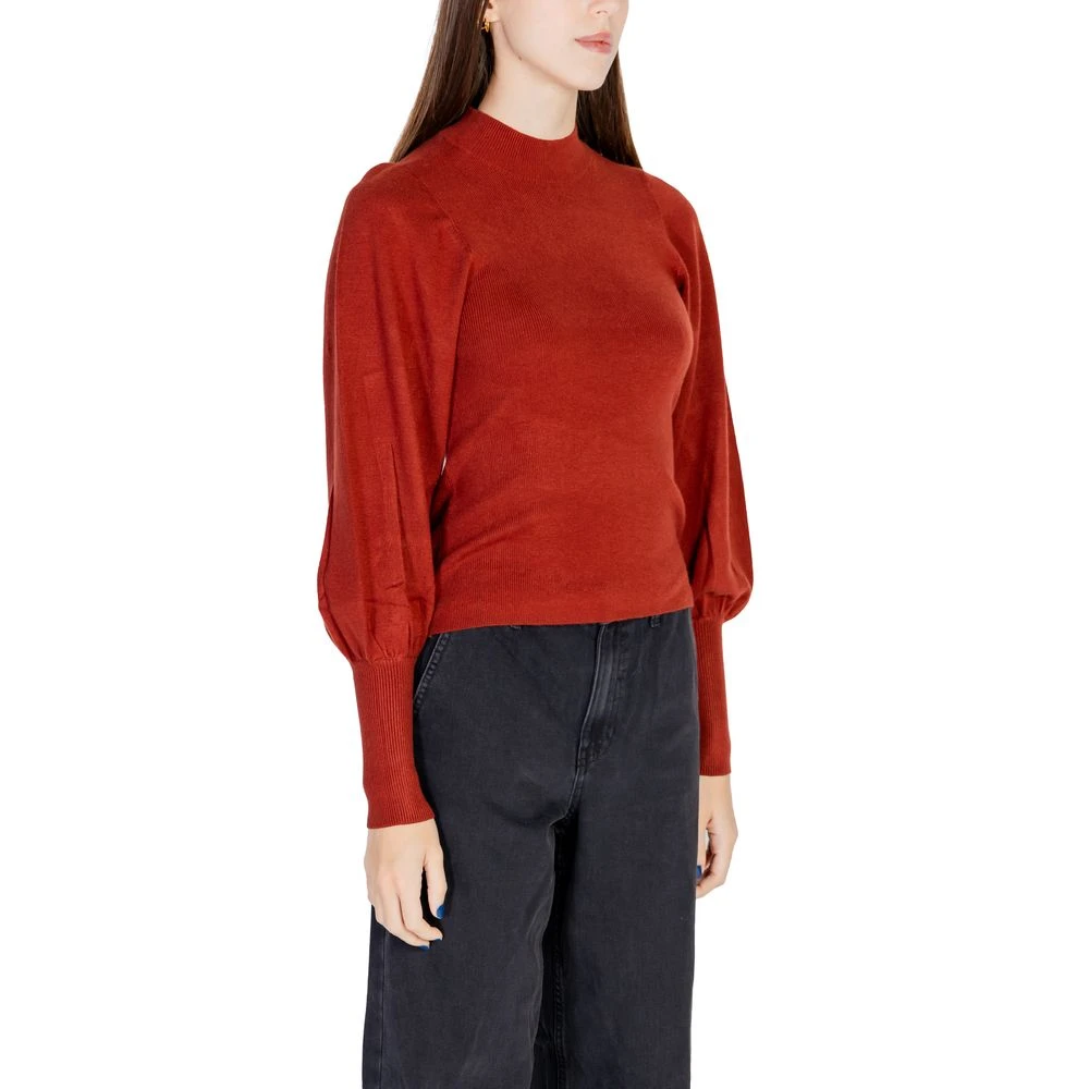 Vero Moda Rode Viscose Gebreide Trui & T-shirt Red Dames