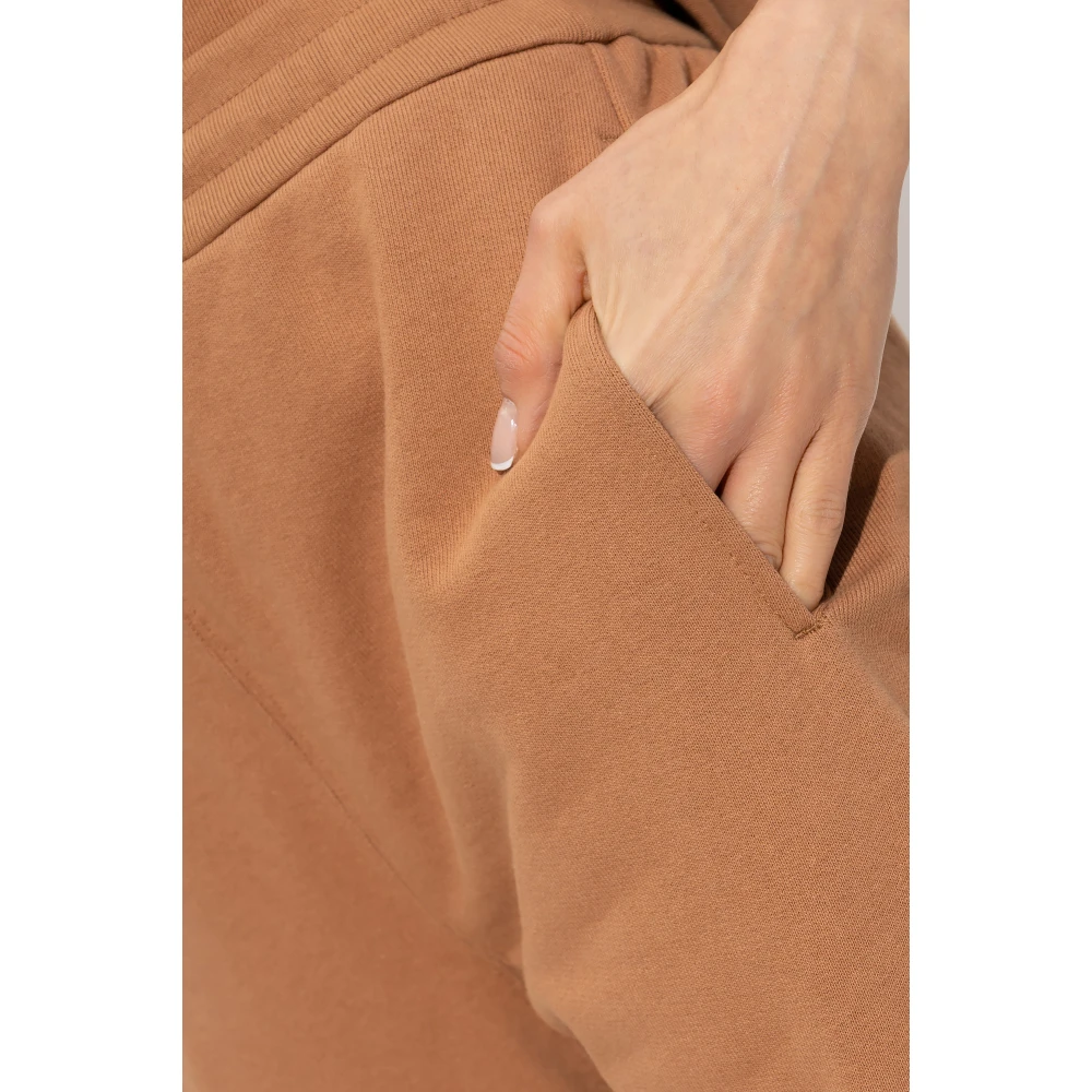 Jil Sander Sweatpants met logo Brown Dames