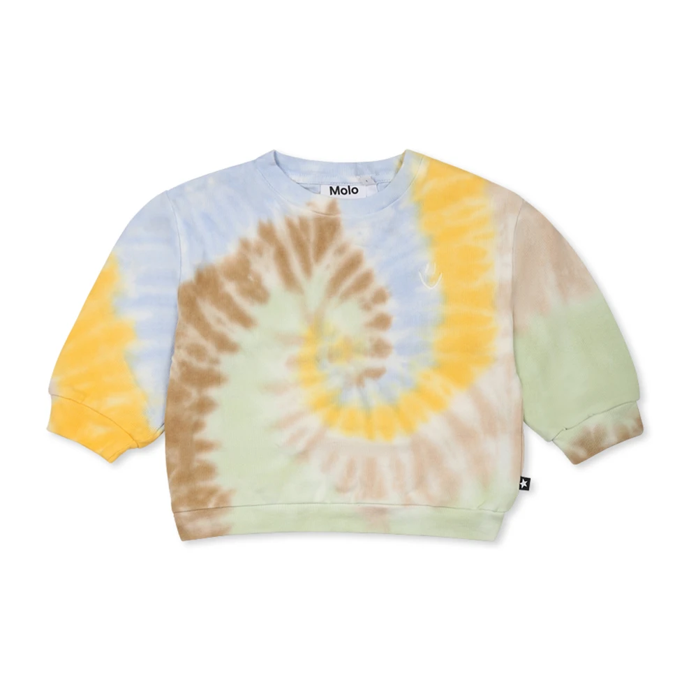 Molo Tie-Dye Smile Sweatshirt Multicolor, Flicka