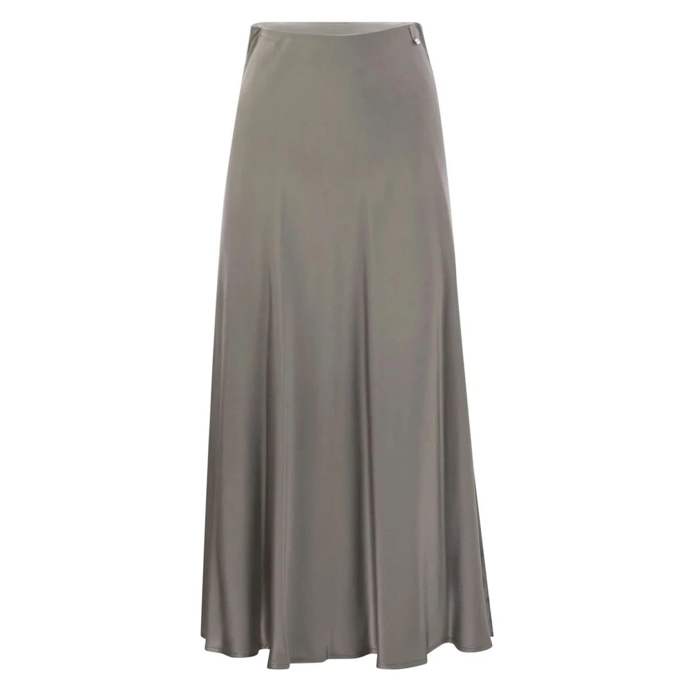 Herno Stijlvolle A-lijn Rok Gray Dames