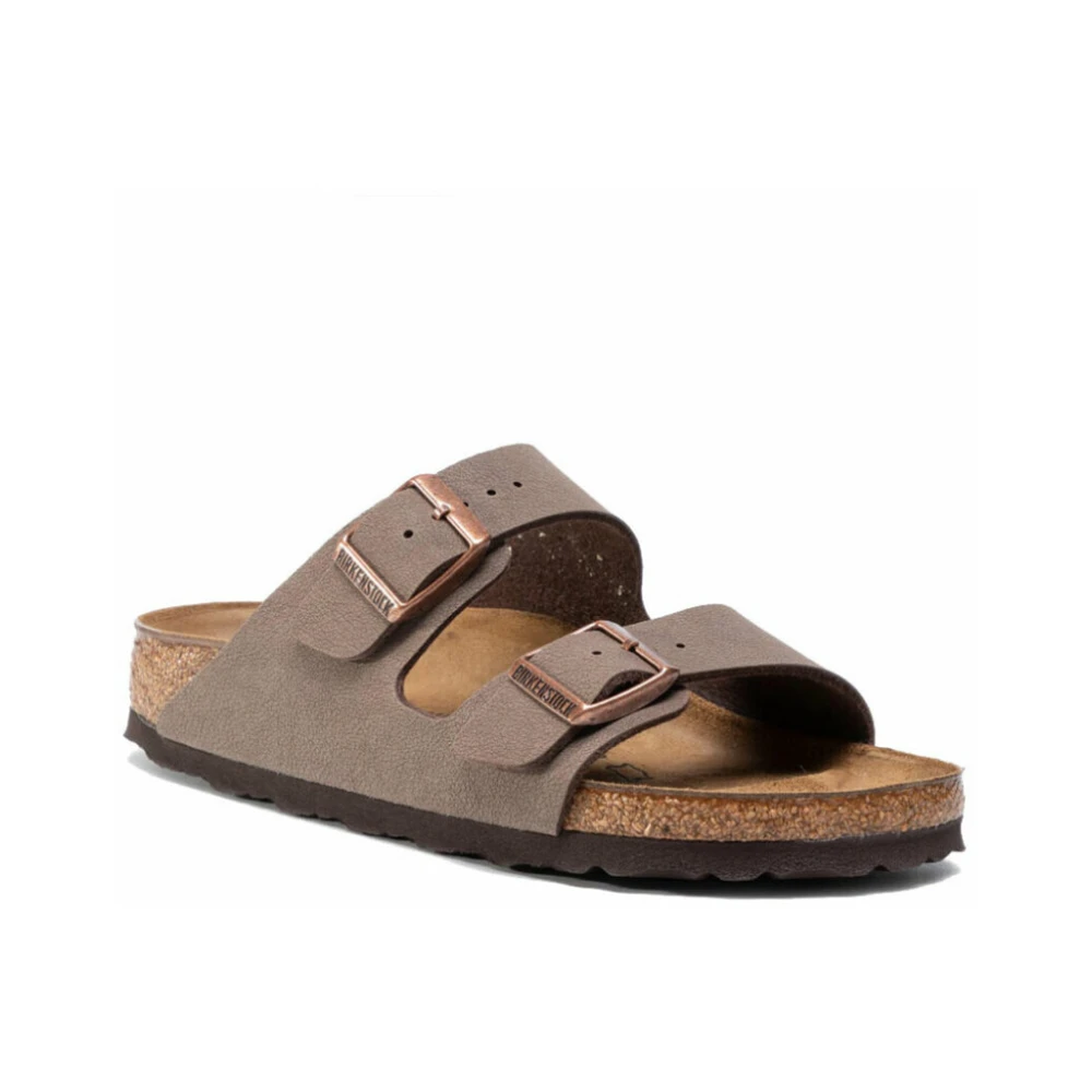 Birkenstock Herr Brun Skor 43 Eu, Läder, Sandal Arizona Birko-Flor