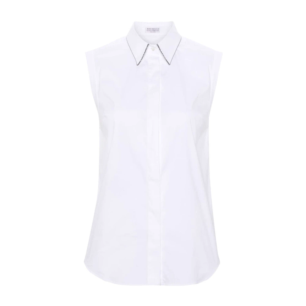 BRUNELLO CUCINELLI Witte Overhemd Collectie White Dames