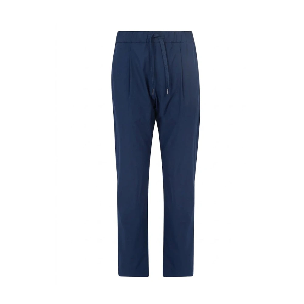 Herno Women's Blue Tapered Trousers - Cropped Trousers - Xl - Trousers