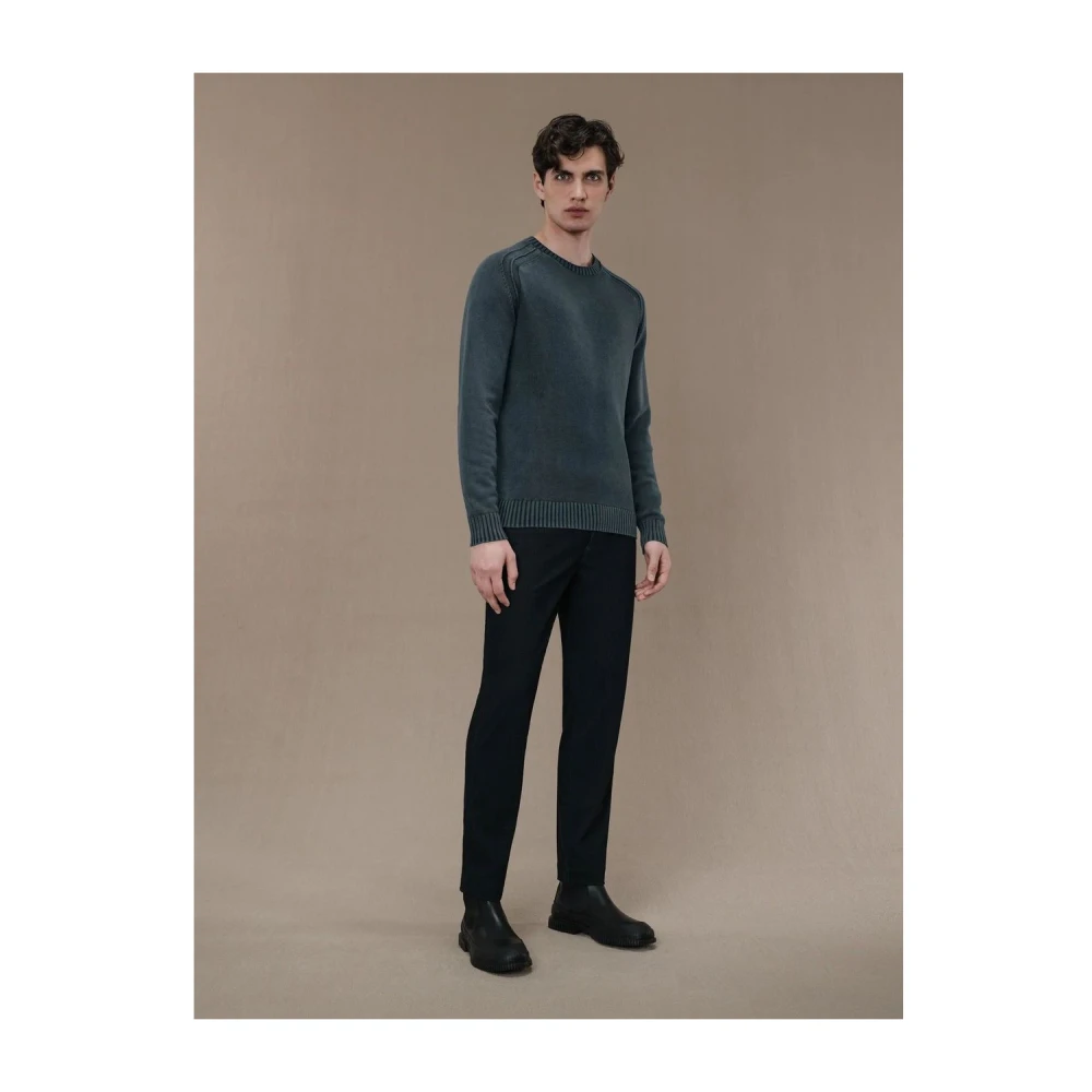 RRD Ronde Hals Techno Wash Jersey Blue Heren