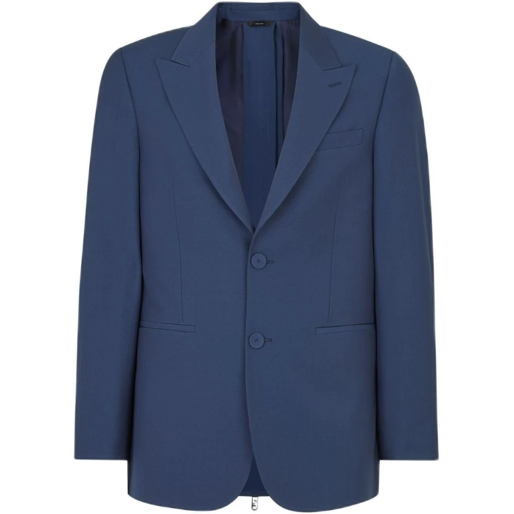 Fendi Stijlvolle Jas voor Alle Gelegenheden Blue Heren