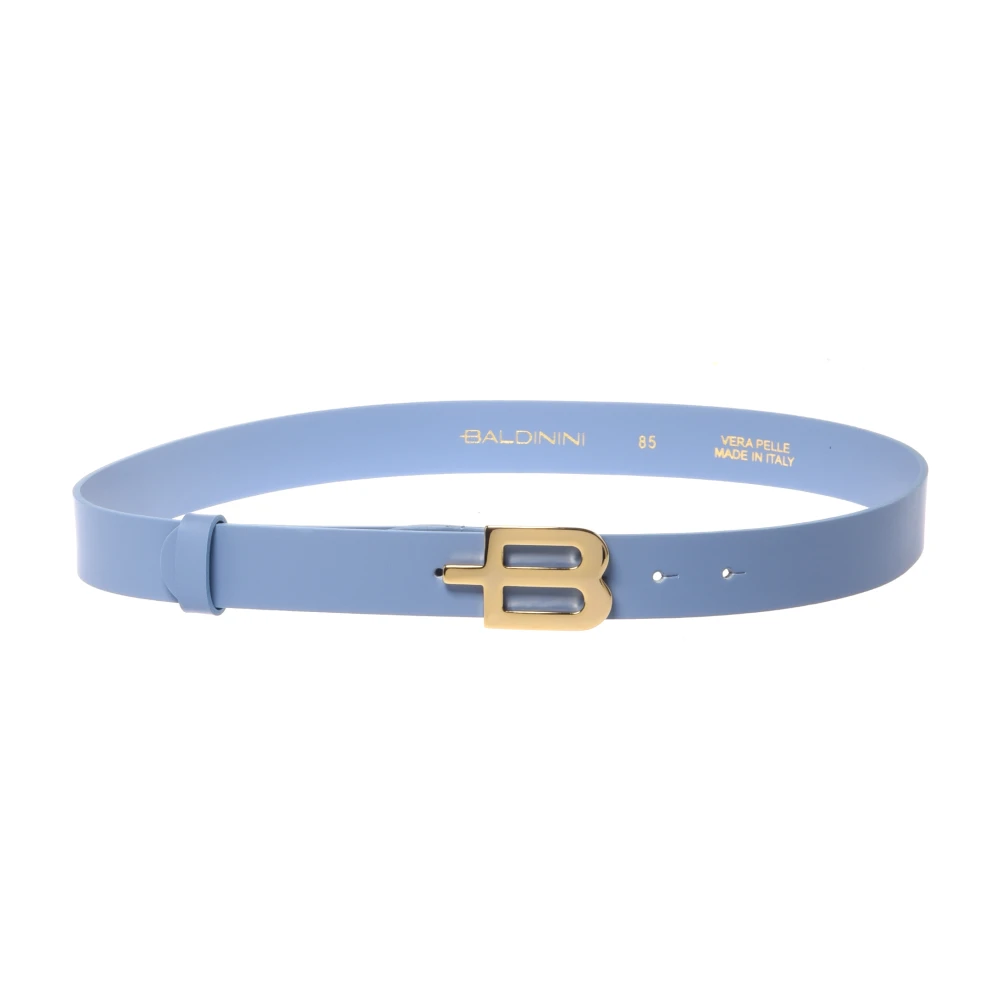 Baldinini Women's Blue Belts, 90 Cm, Leather Belt