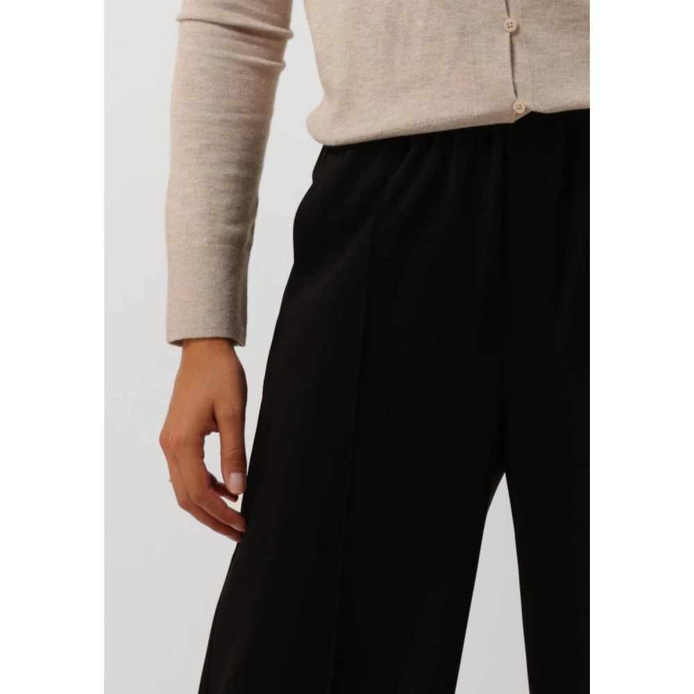 InWear Wijde Zwarte Broek Black Dames