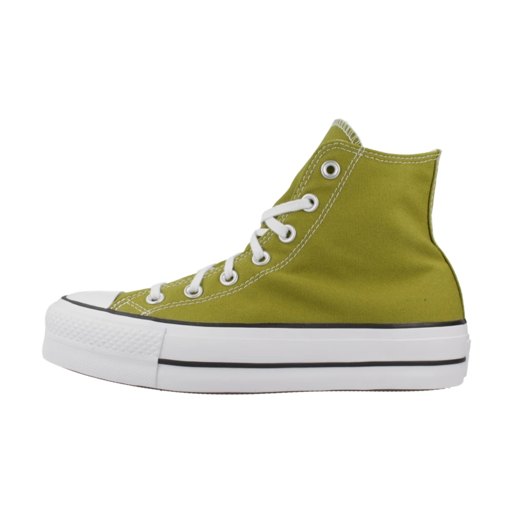 Converse Women's Green Elevated Chuck Taylor All Star Trainers Size 3