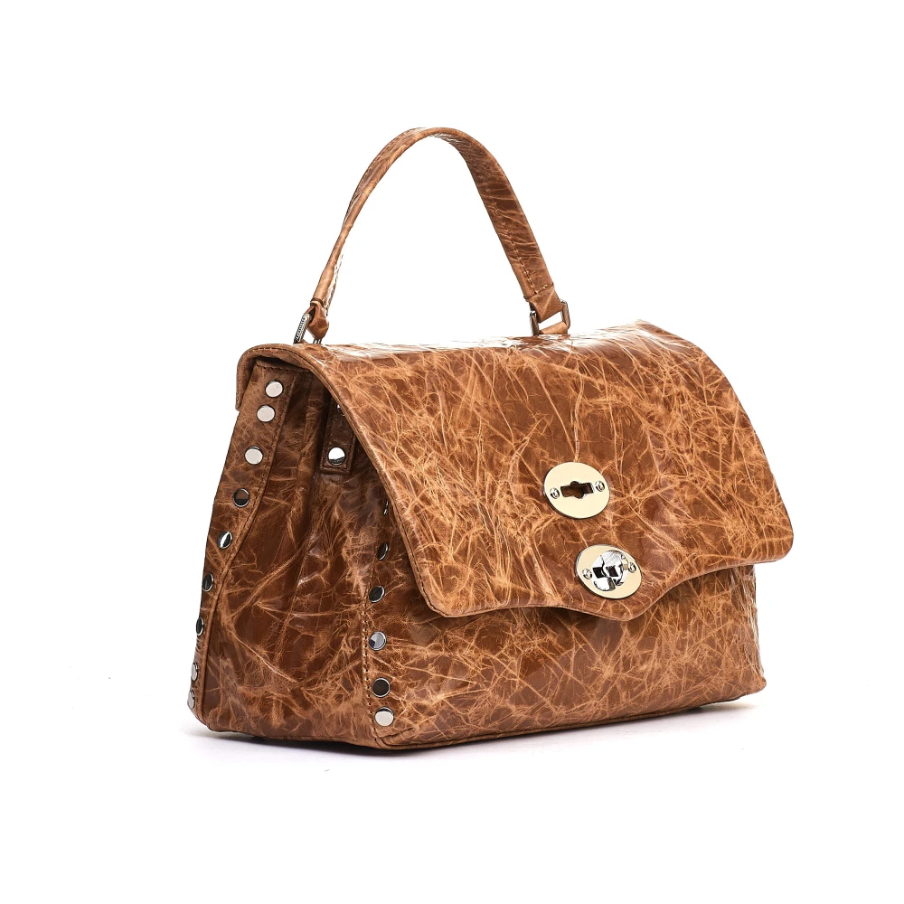 Zanellato Beige Leren Postina Tas Handtas Beige Dames