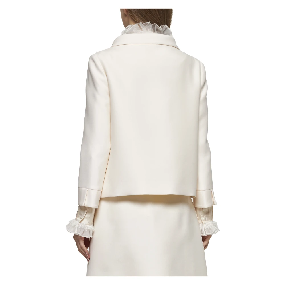 Valentino Ivoor Jacks voor Vrouwen Beige Dames