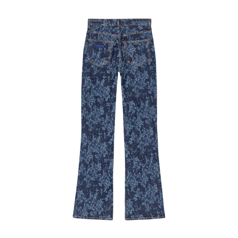 Ganni Klassieke Denim Jeans voor Dagelijks Gebruik Blue Dames