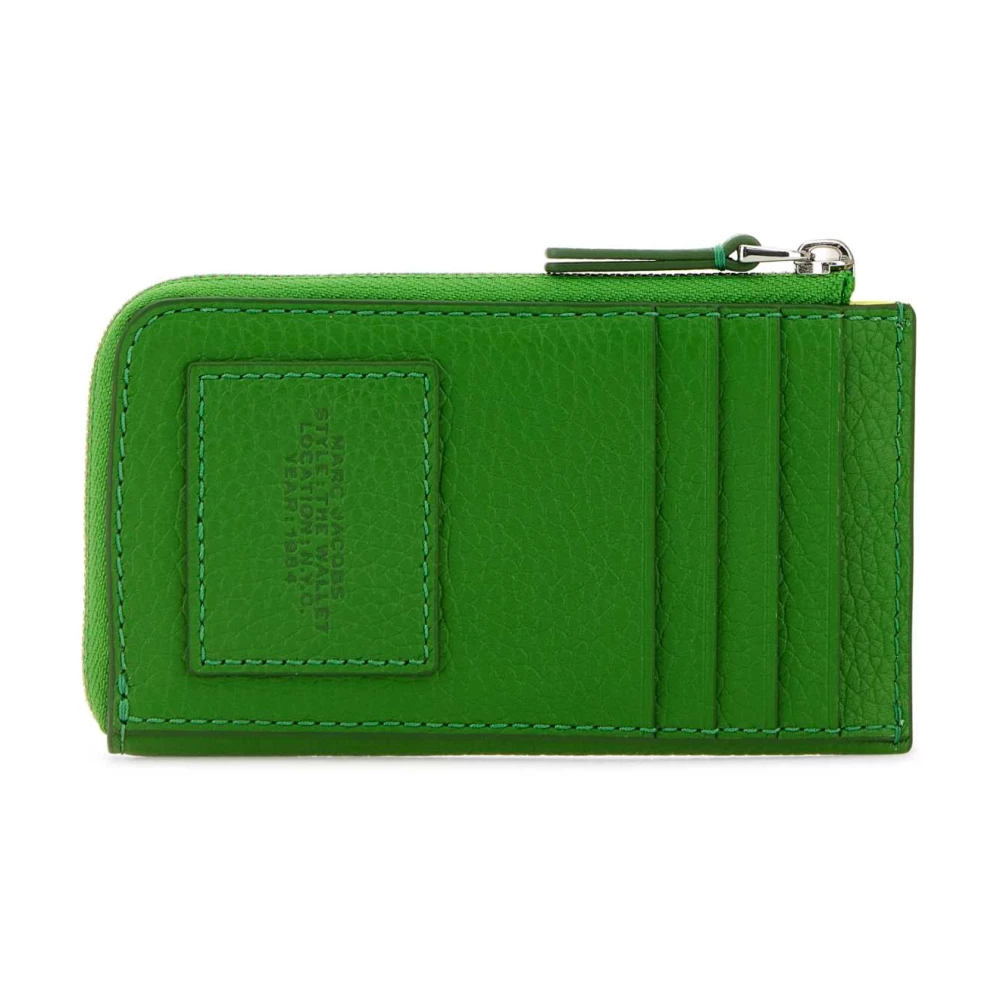 Marc Jacobs Groene Leren Portemonnee Green Dames