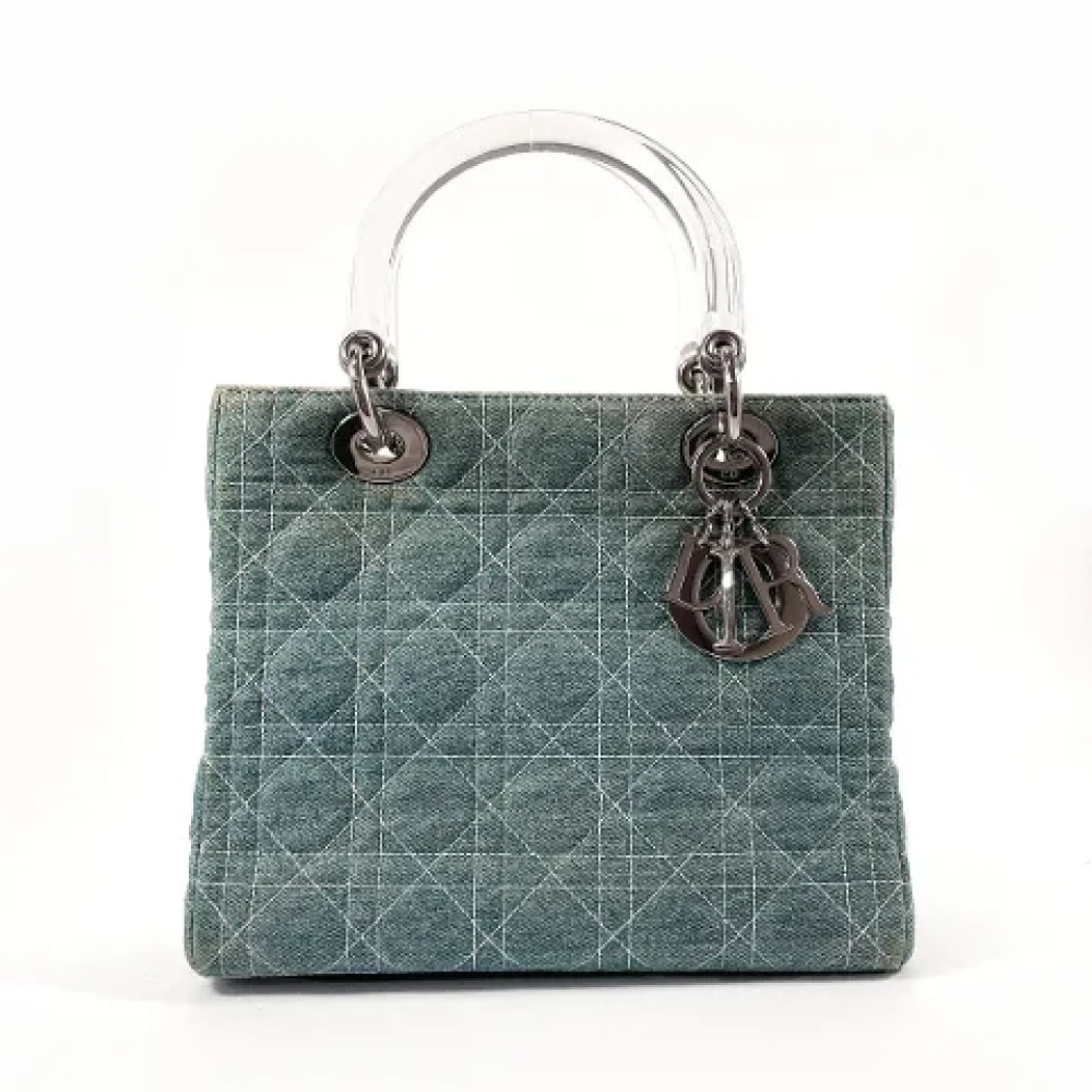 Dior Vintage Pre-owned Denim dior-bags Blue Dames