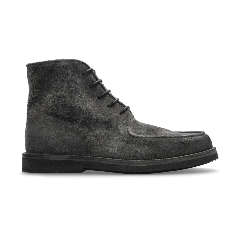 Marsell Mannelijk Grijs Schoenen Heren, 41 Eu, Leer, Enkellaarzen