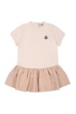 robe-rose-casual-a-manches-courtes