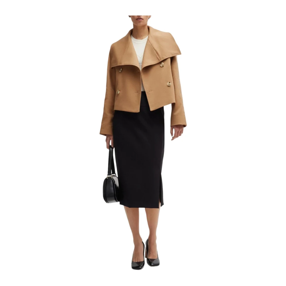 Boss Beige Caspera Jas Brown Dames