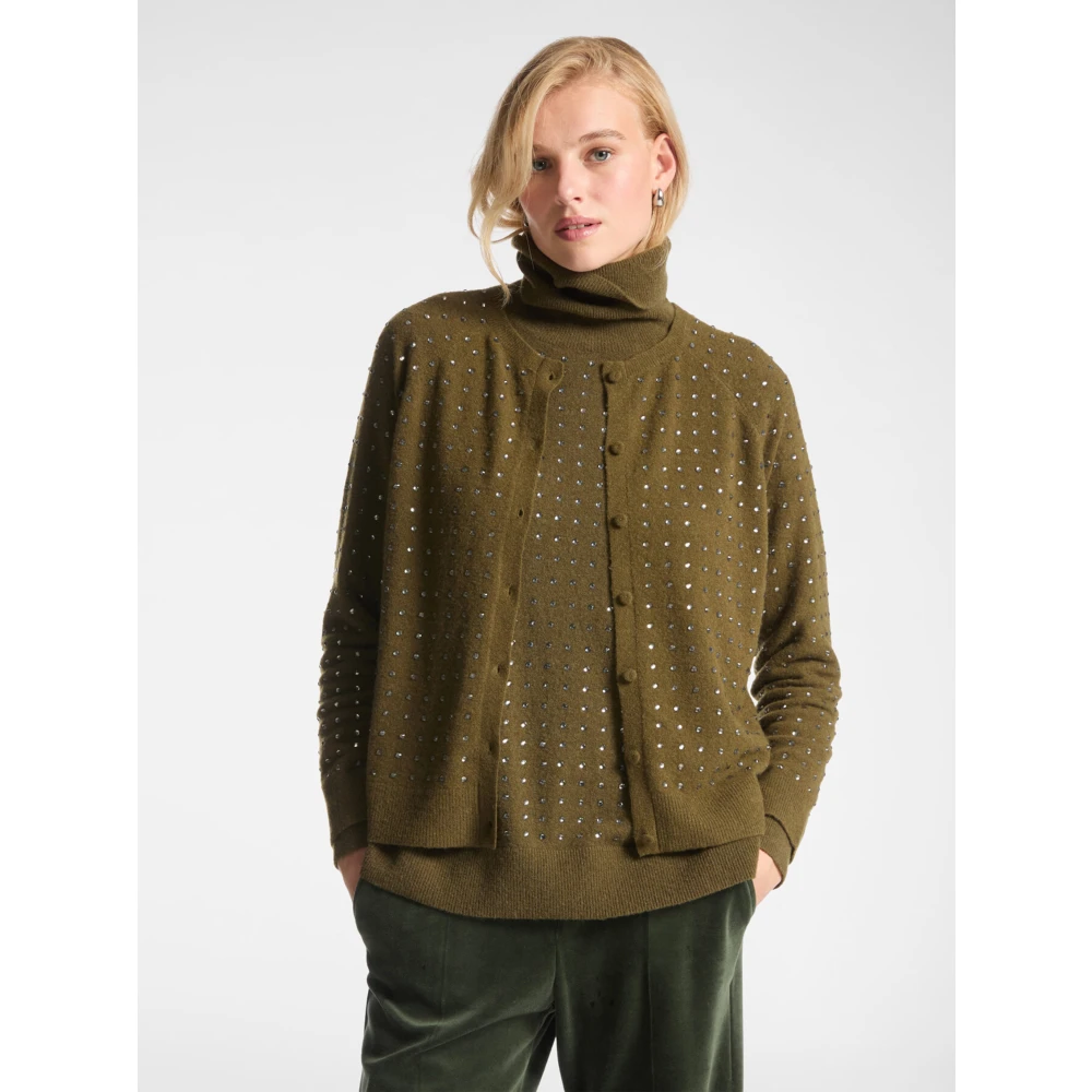Elena Mirò Stijlvolle Maglie Shirt Green Dames