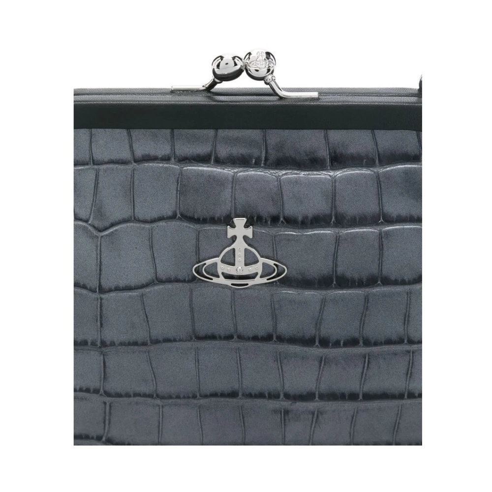 Vivienne Westwood Antracietgrijze Kiss-Lock Handtas Gray Dames