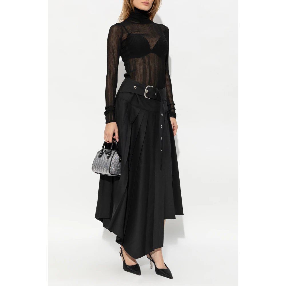 Givenchy Geribbelde coltrui top Black Dames