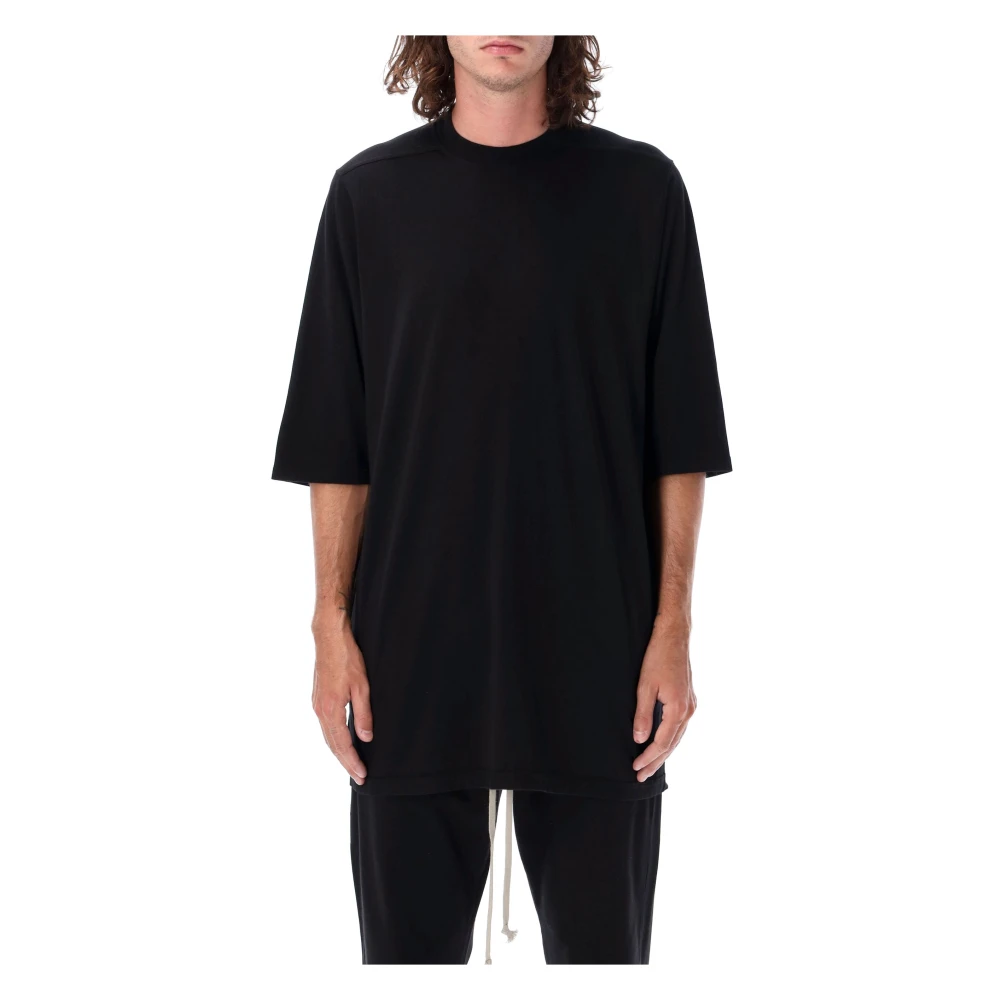 Rick Owens Zwarte Jumbo T-shirt Aw24 Black Heren