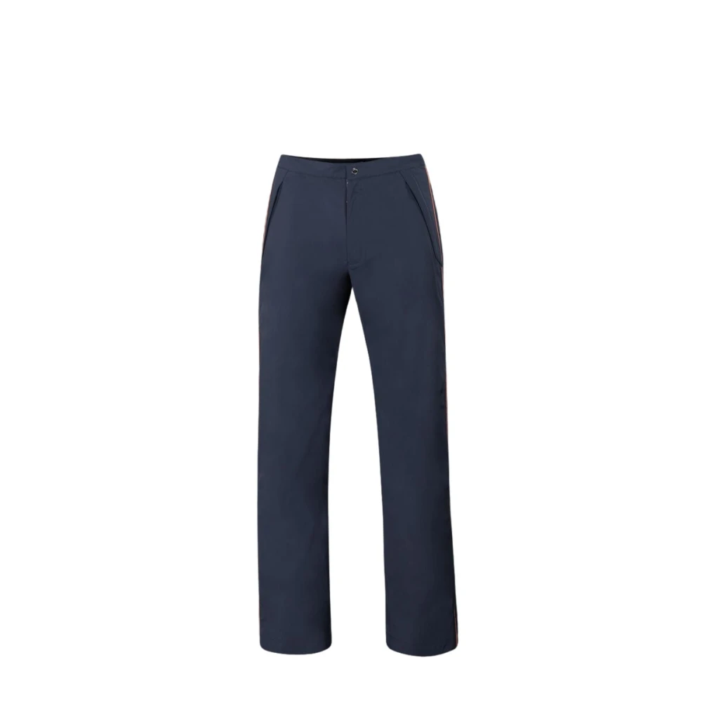 Moorer Men's Blue Straight Trousers, L, Hawke-G7 Trousers