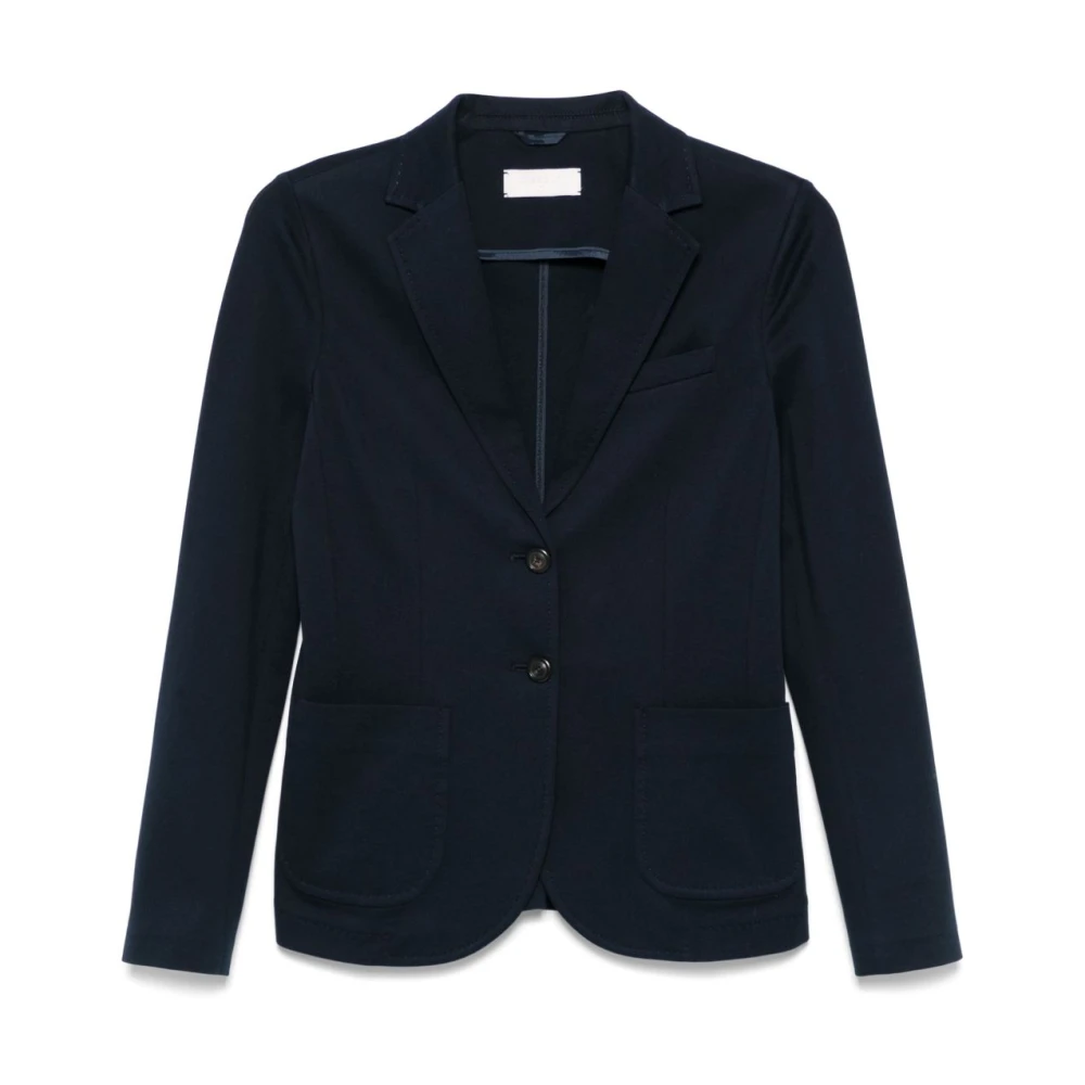 Circolo 1901 Blauwe Jas met Voorknoopsluiting Blue Dames