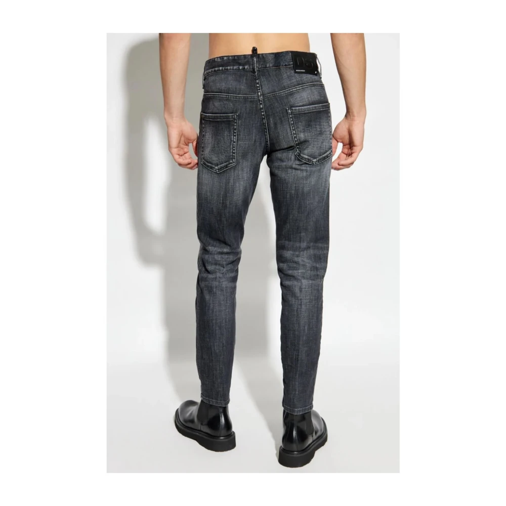 Dsquared2 Stijlvolle Herenbroeken voor Herfst Gray Heren