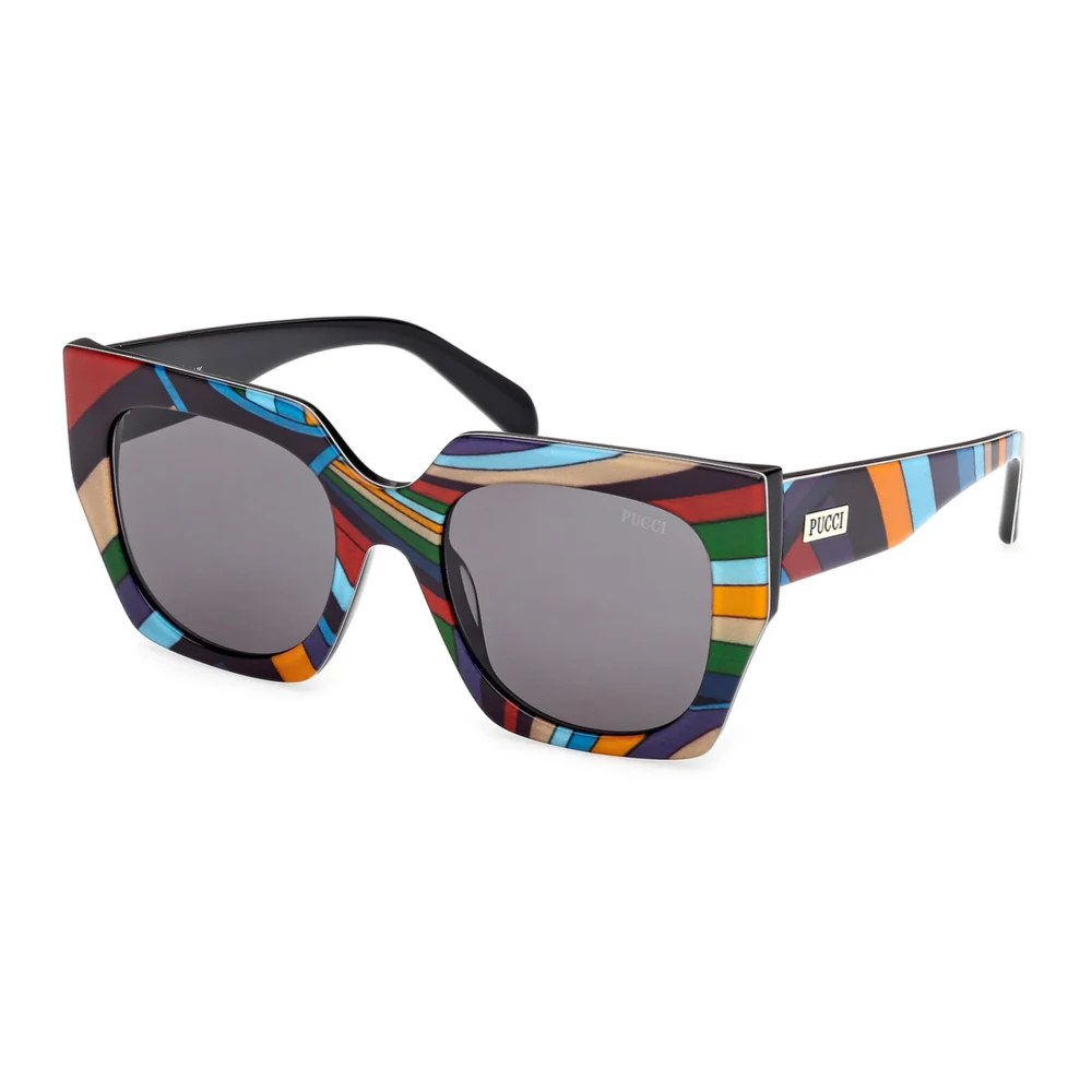 Pucci Unisex Multicolor Sunglasses, 52 Mm, Ep0197 Sunglasses