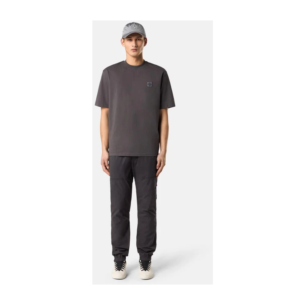 Stone Island Stijlvolle T-shirts en Polos Gray Heren