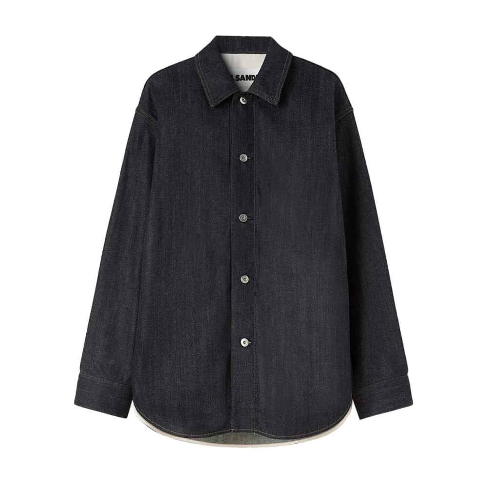 Mørkeblå Denim Overshirt