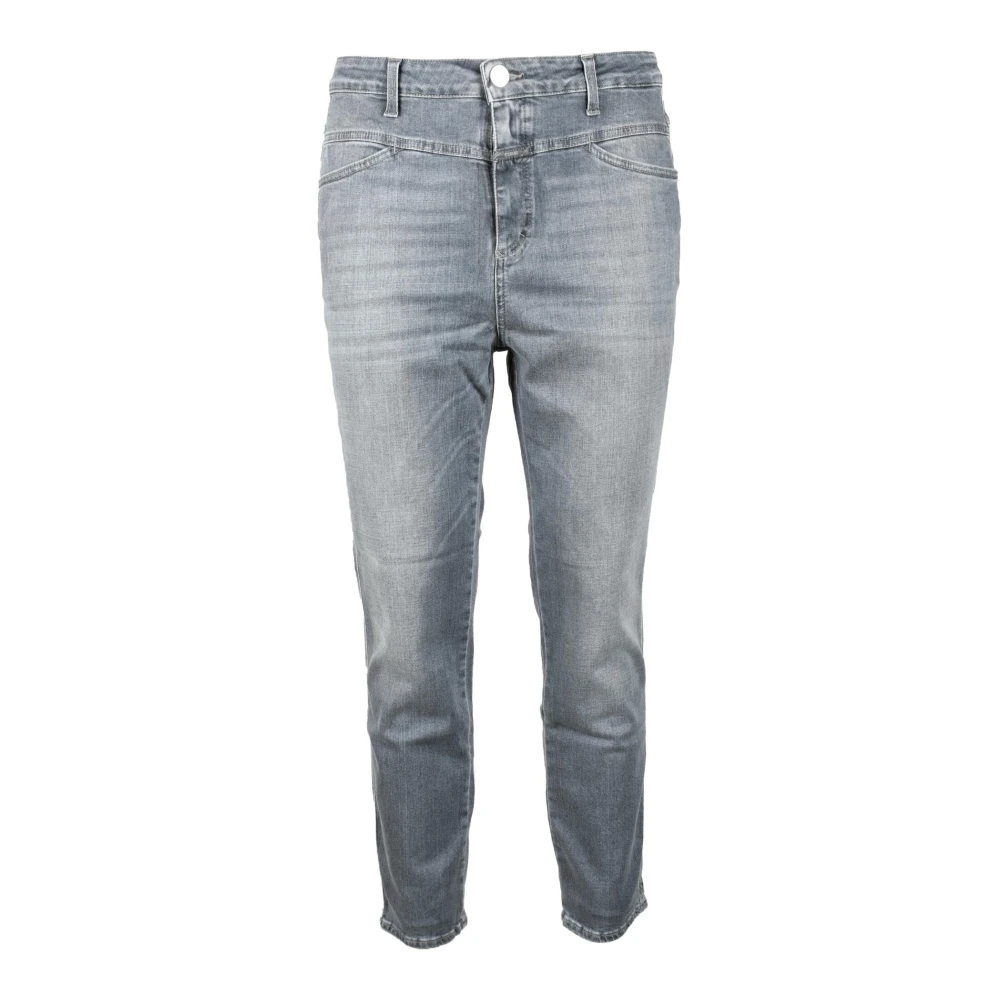 Closed Klassieke Katoen Elastaan Jeans Gray Heren