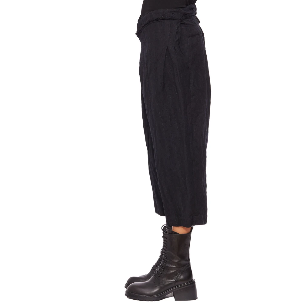 Marc Le Bihan Broek met asymmetrische sluiting Black Dames