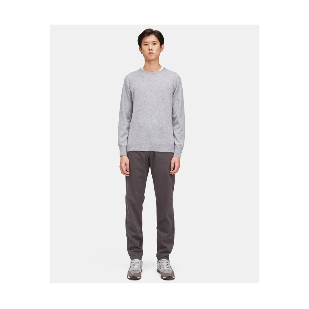 Aspesi Cozy Cashmere Crewneck Sweatshirt Gray Heren