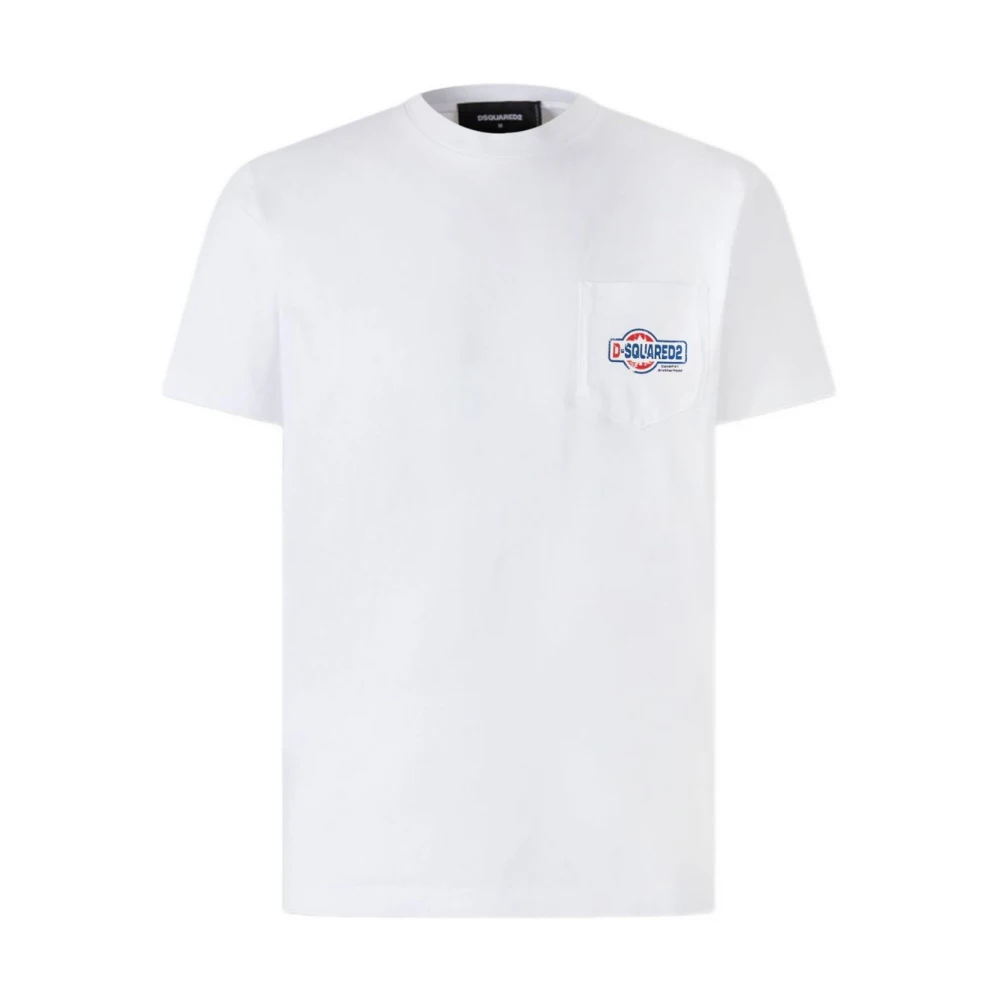 Dsquared2 Men's White T-Shirts, Xl, Shirt For