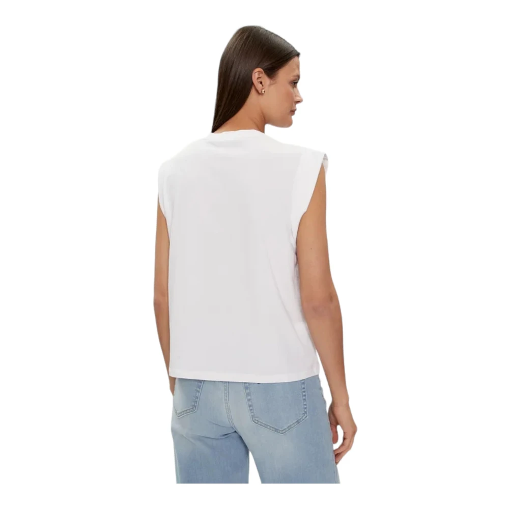 Liu Jo Mouwloze Top White Dames