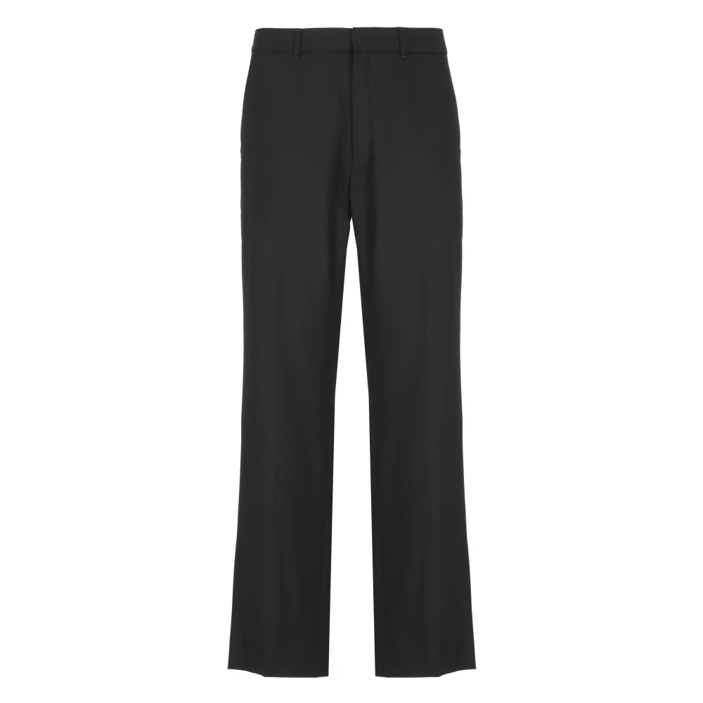 Casablanca Zwarte Wollen Broek Black Heren