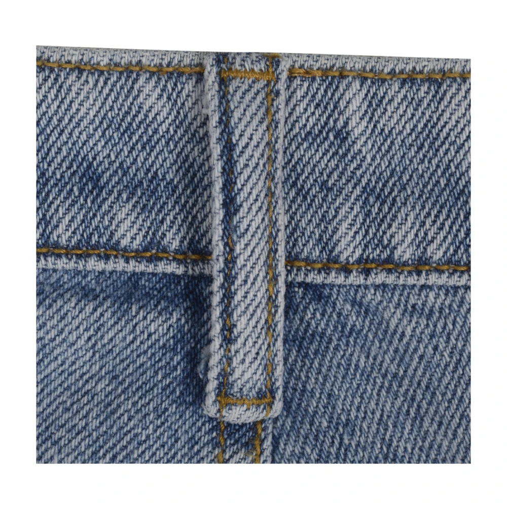 alexander wang Relaxed Jean met Diamante Charme Blue Dames