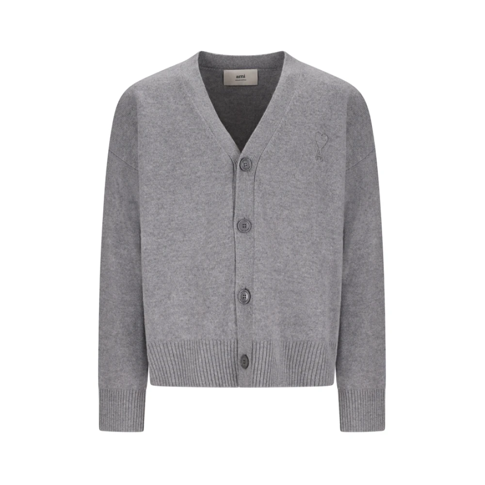 Ami Paris Women's Gray Adc Cardigan