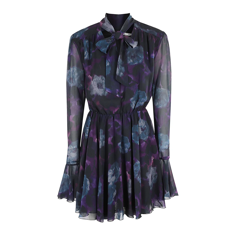 Rotate Birger Christensen Flowy Chiffon Mini Jurk Multicolor Dames