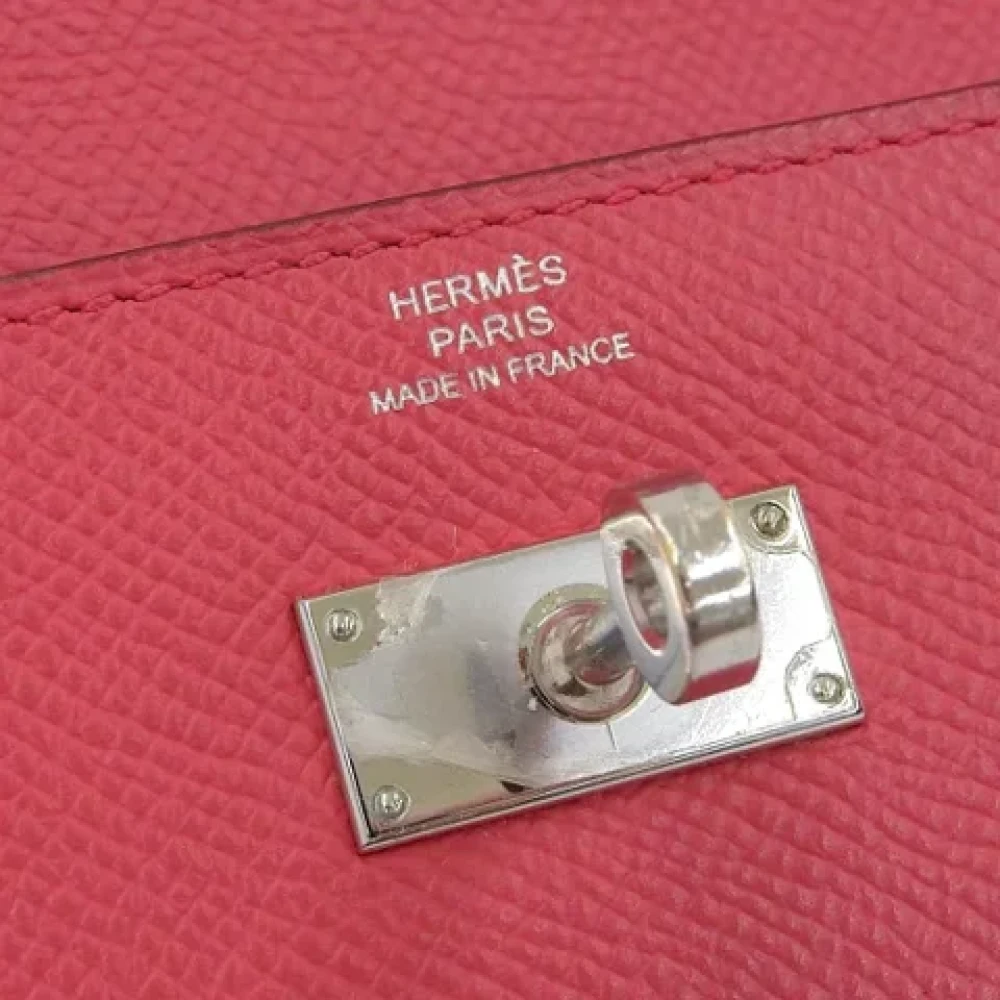 Hermès Vintage Pre-owned Leather wallets Pink Dames