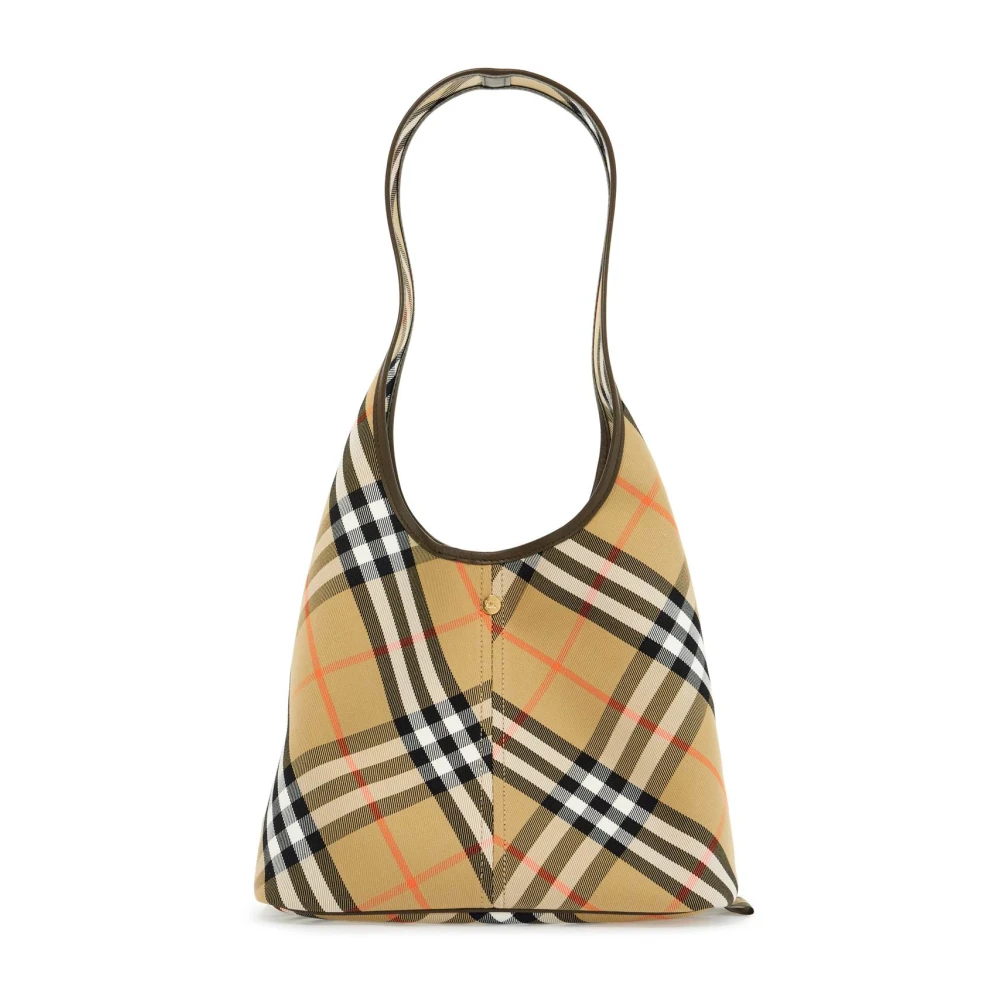 Burberry Schoudertas met ruitpatroon en bijpassende zak Beige Dames