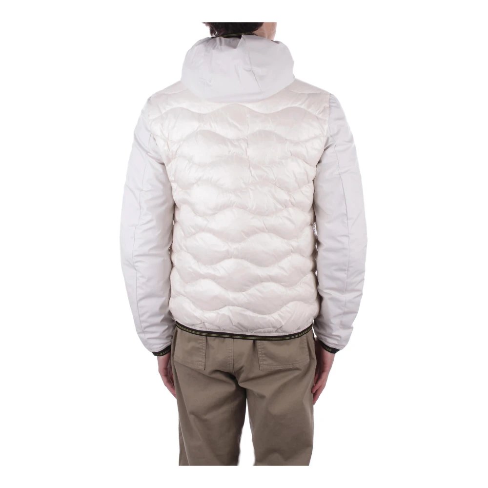 Blauer Witte hoodie met ritssluiting zakken White Heren