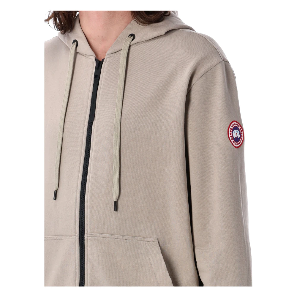 Canada Goose Heren Gebreide Truien Hoody Kalksteen Ss25 Gray Heren