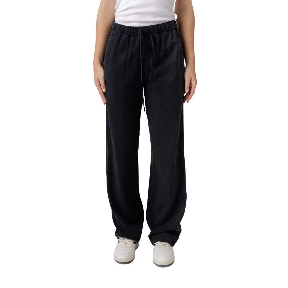 Samsøe Wijde Salute Broek Blue Dames