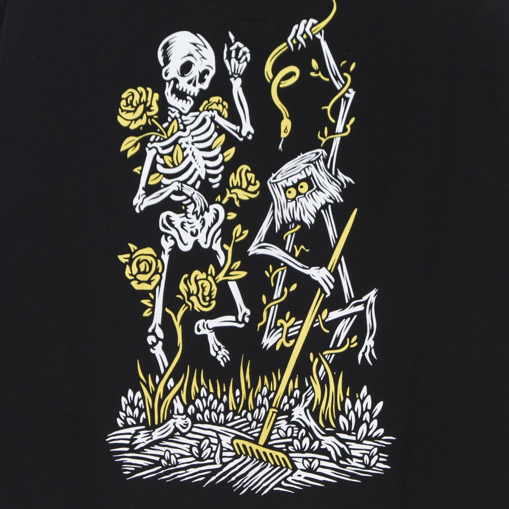 Element Zwarte lichtgewicht Crewneck Sweatshirt met Dance Crew stijl Black Heren