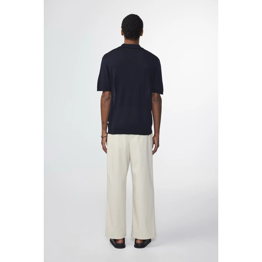 Nn07 Polo Shirts Blue Heren