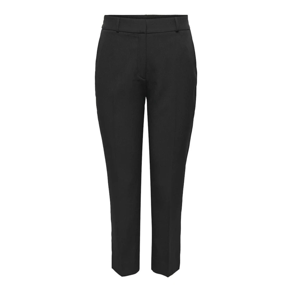 Only Carmakoma Hoge taille zwarte broek Carveronica-Elly Black Dames