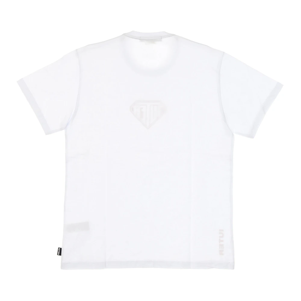Iuter Wit Logo Tee Korte Mouw T-Shirt White Heren