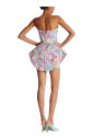 peplum-bustier-dress-with-feather-print