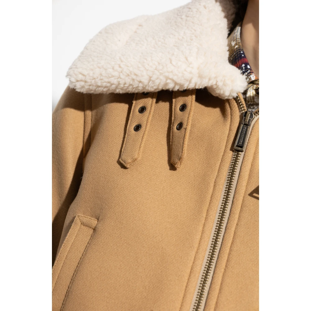 Dsquared2 Jas met kraag Beige Dames